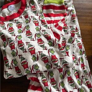 Hanna Andersson Grinch Pajama Set - Red, Green, and White